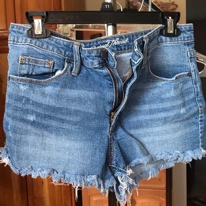 Denim shorts